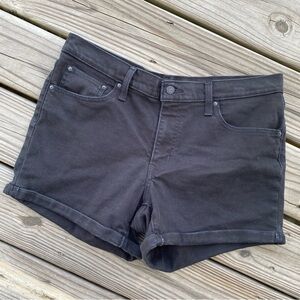 Levi’s Mid Length Shorts Black Denim